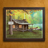 Personalized Lake Cabin Framed Print