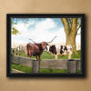 Longhorn Love Personalized Wall Art