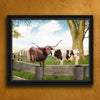 Longhorn Love Personalized Wall Art
