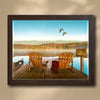 Dockside Morning Personalized Framed Print