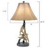 Faux Antler Table Lamp
