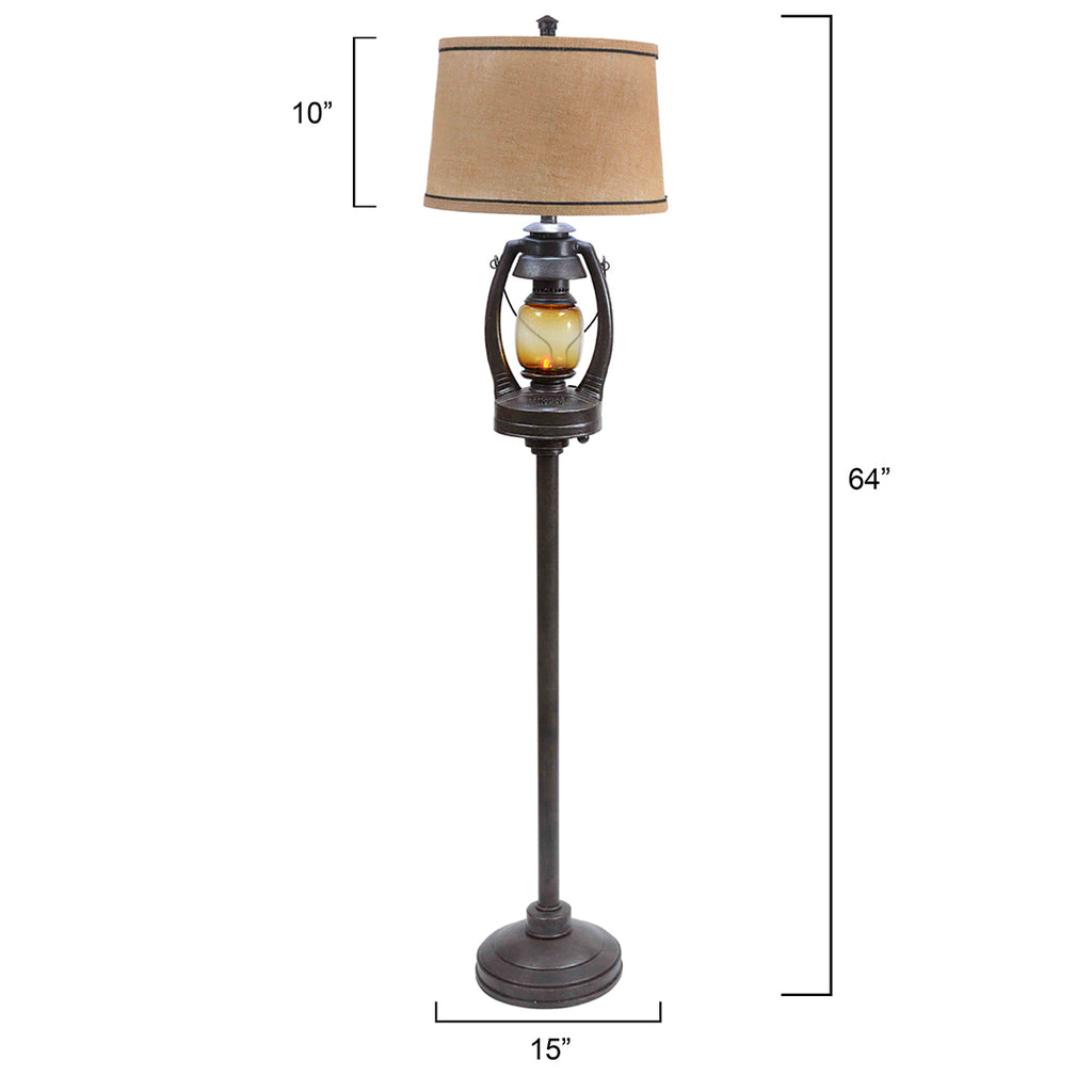 Vintage Lantern Floor Lamp