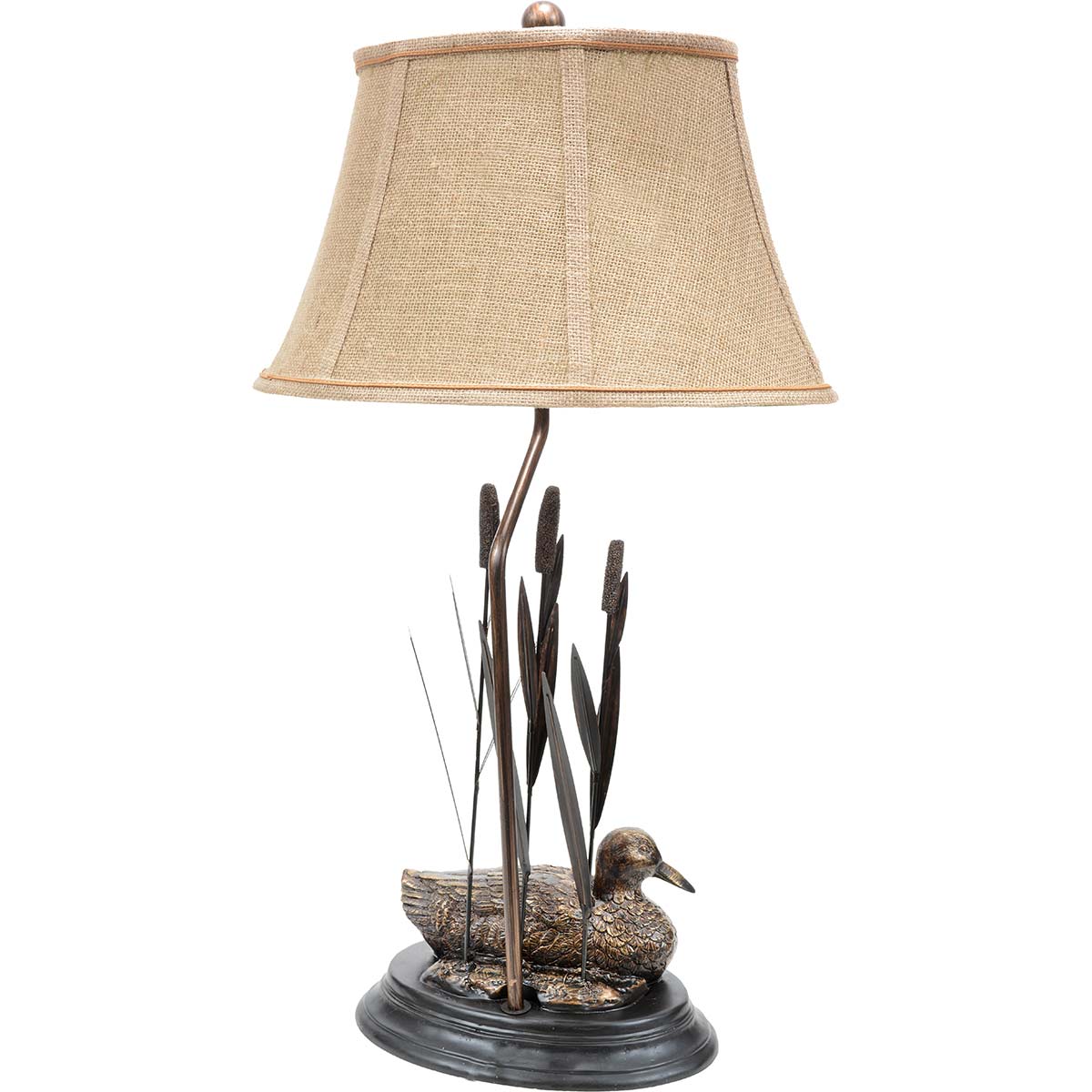 Duck with Reeds Table Lamp