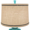 Turquoise Vintage Lantern Table Lamp