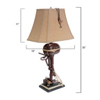 Vintage Boat Motor Lamp
