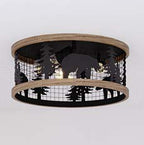 Bear Horizon Flush Mount Ceiling Light