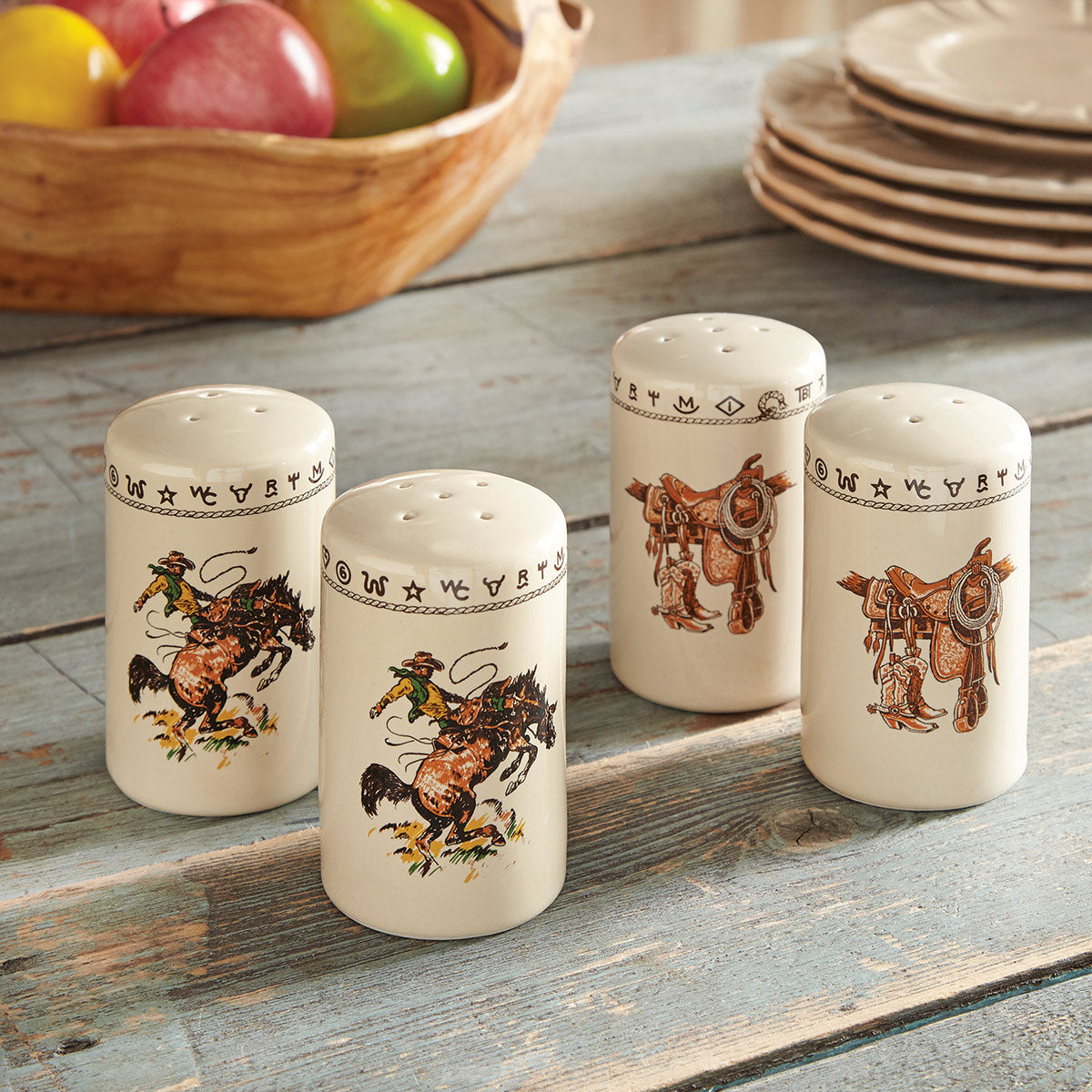 Boots & Saddle Salt & Pepper Shakers
