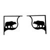 Bear Shelf Brackets Pair