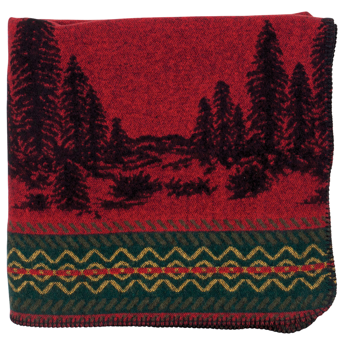 Wooded River Bear 5 Bedspread - Twin