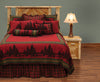 Wooded River Bear 5 Bedspread - Twin