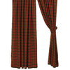 Wooded River Plaid Tie Back