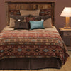 Dark Brindle Hair-on-Hide Rectangle Pillow with Fabric Back