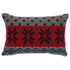 Nordic Snowflake Rectangle Pillow