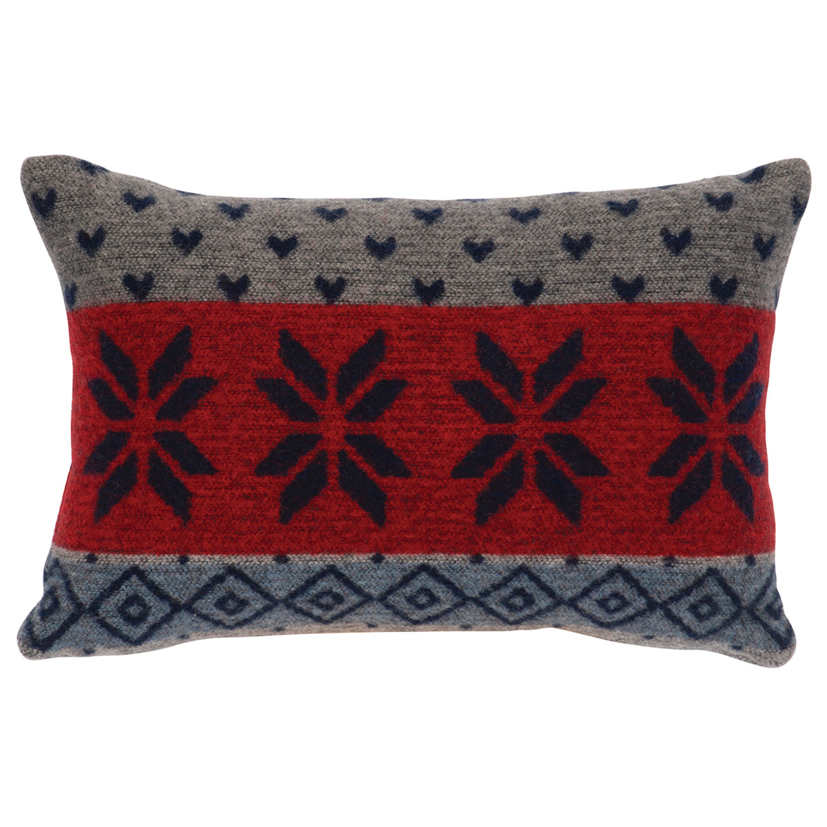 Nordic Snowflake Rectangle Pillow