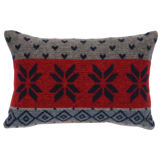 Nordic Snowflake Rectangle Pillow