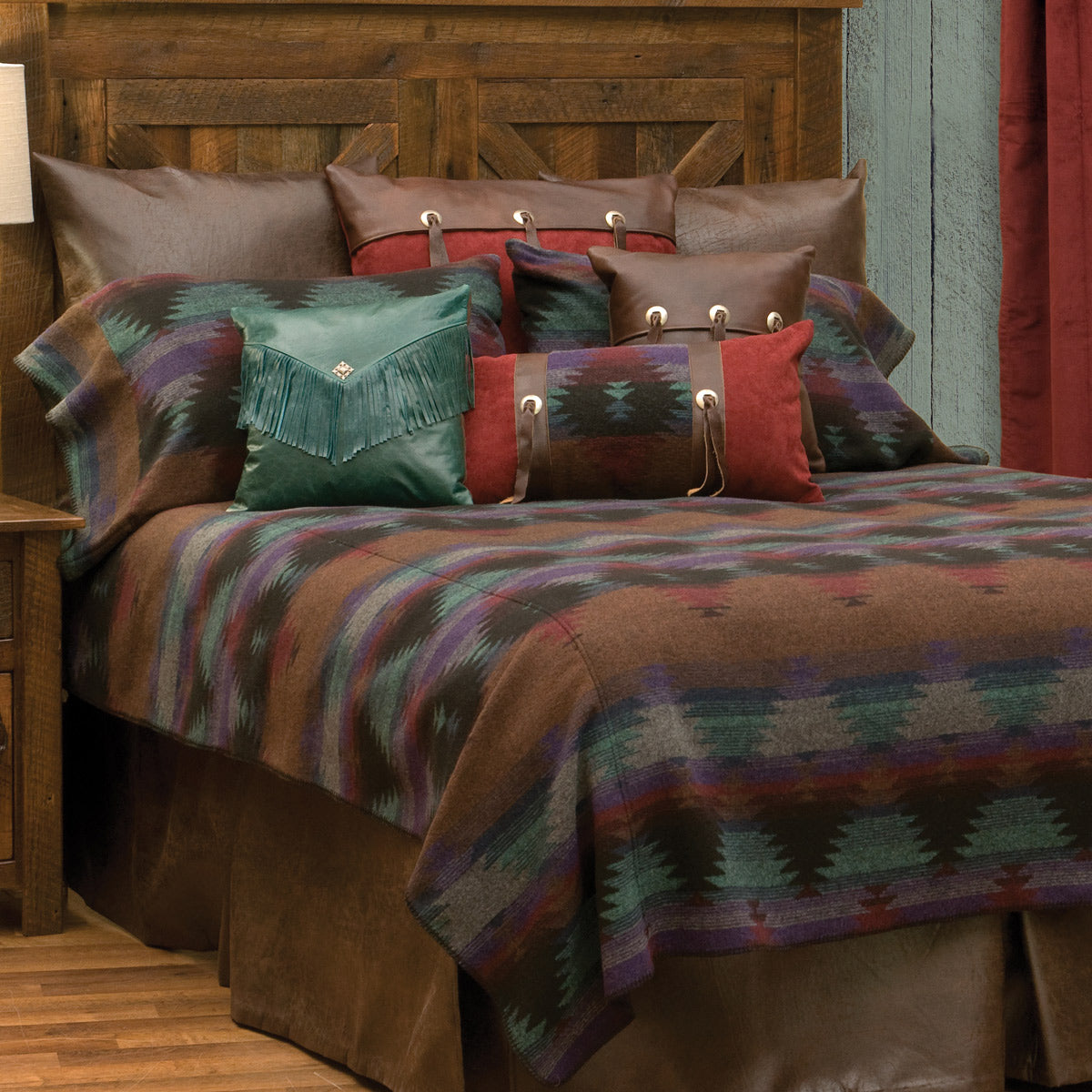 Painted Desert III Tailored Bedskirt - Queen