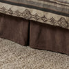 Heavenly Espresso Tailored Bedskirt - Cal King