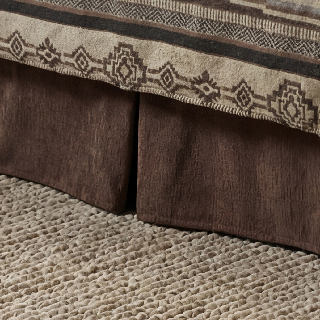 Heavenly Espresso Tailored Bedskirt - Twin