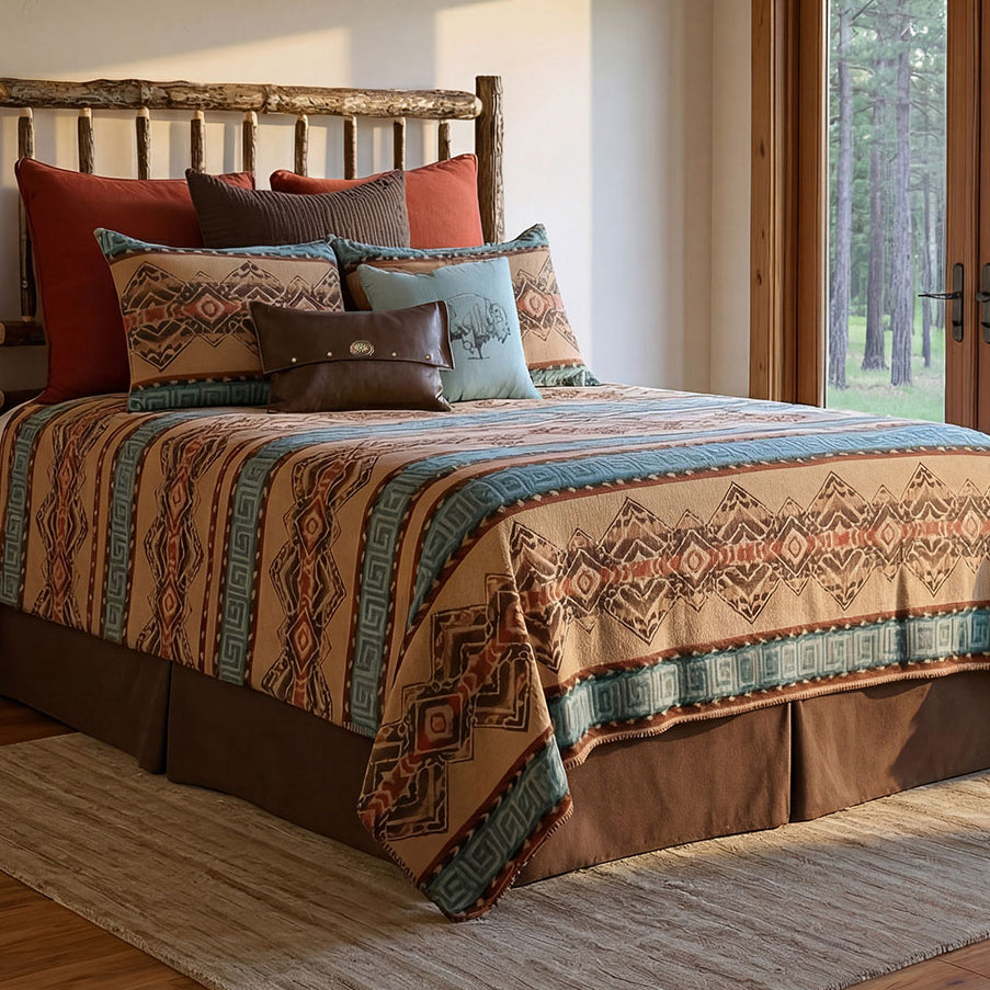 Bison Ridge III Bedspread - Cal King