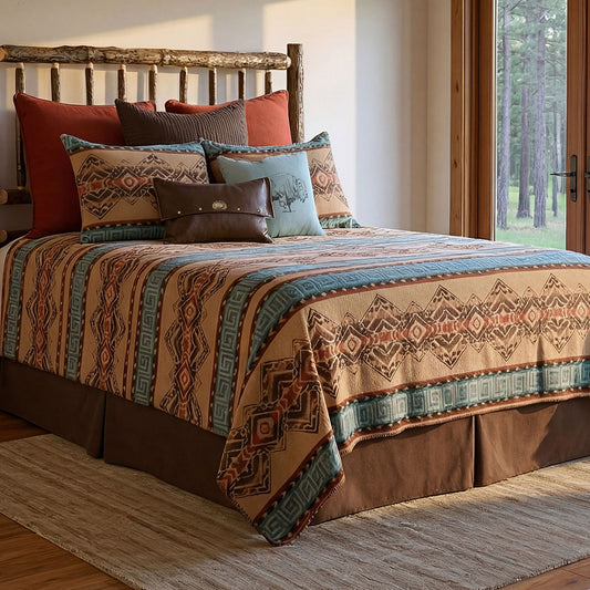 Bison Ridge III Bedspread - Full/Queen
