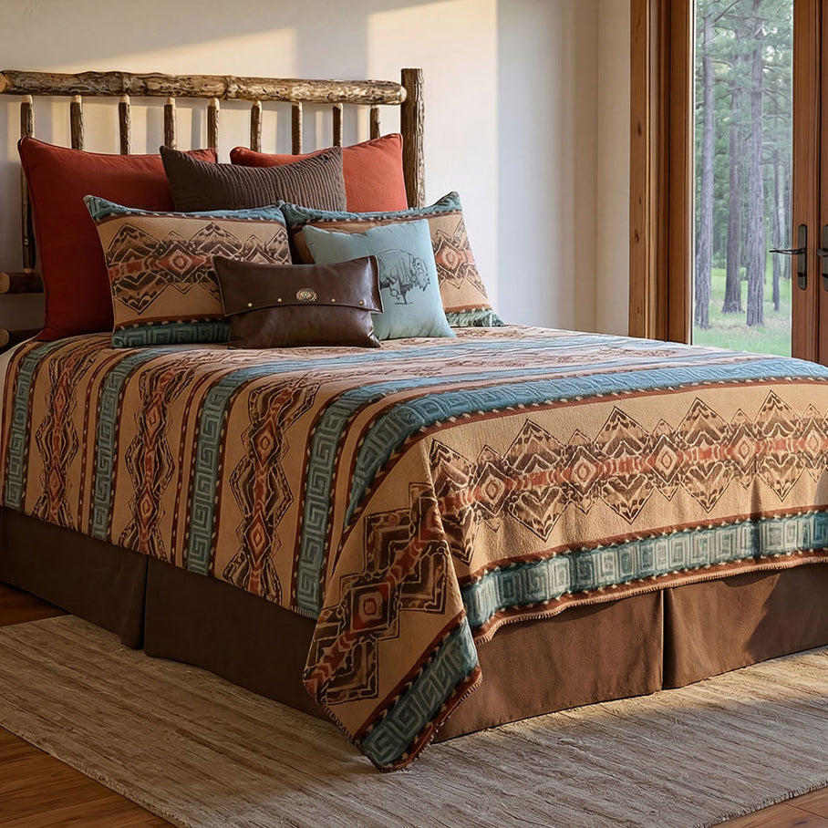 Bison Ridge III Bedspread - Twin