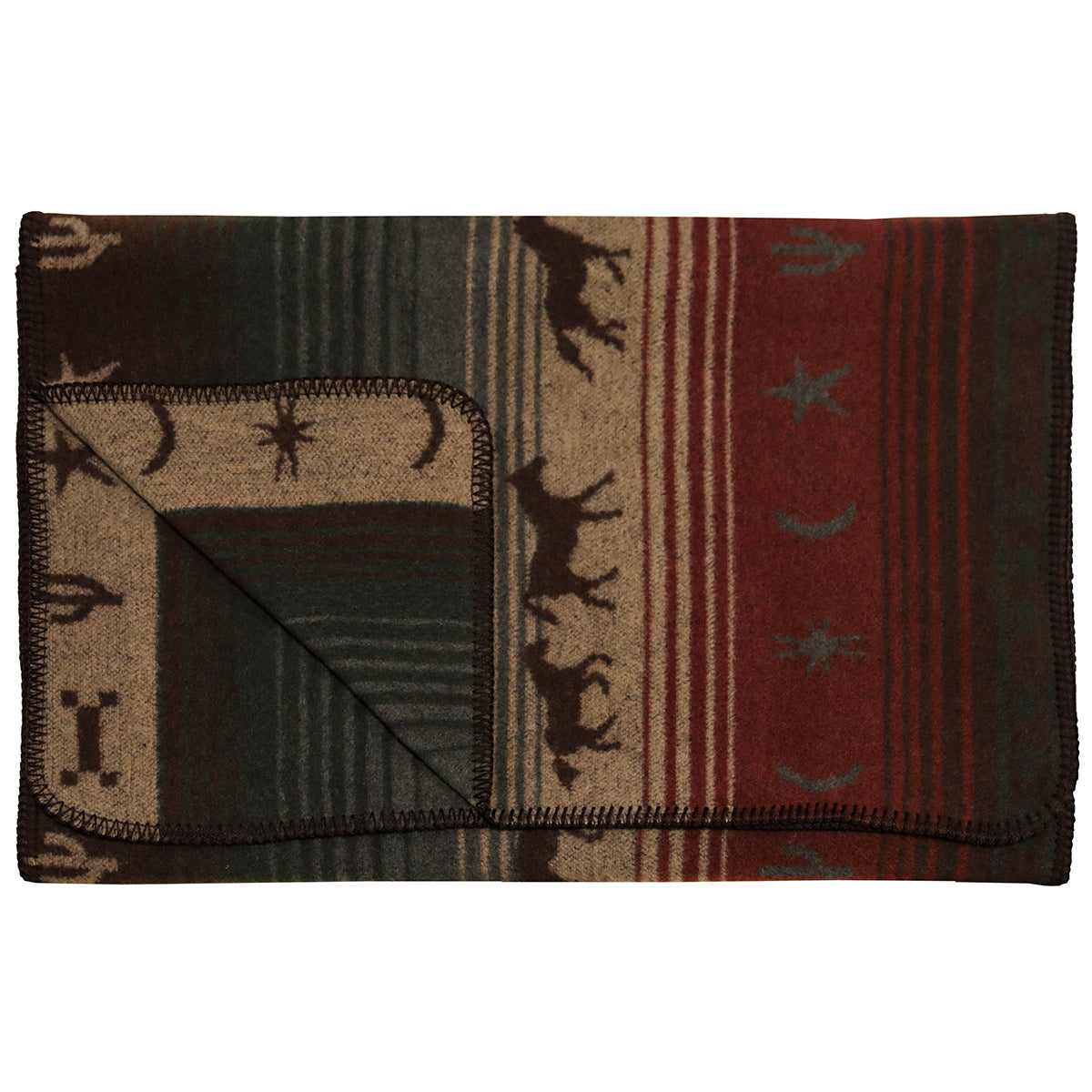 Mustang Canyon III Bed Scarf - King