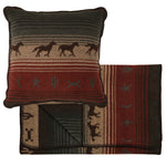 Mustang Canyon III Bed Scarf & Pillow Set - Queen