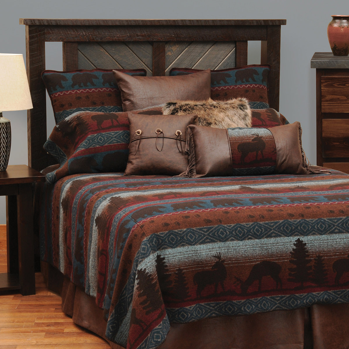 Deer Meadow II Rectangular Pillow