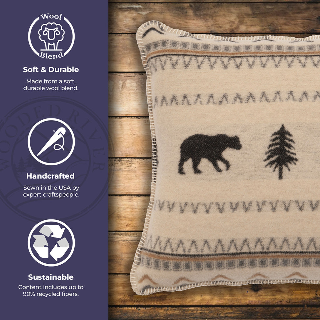 Rocky Mountain Square Pillow