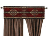 Gallop Claret Valance