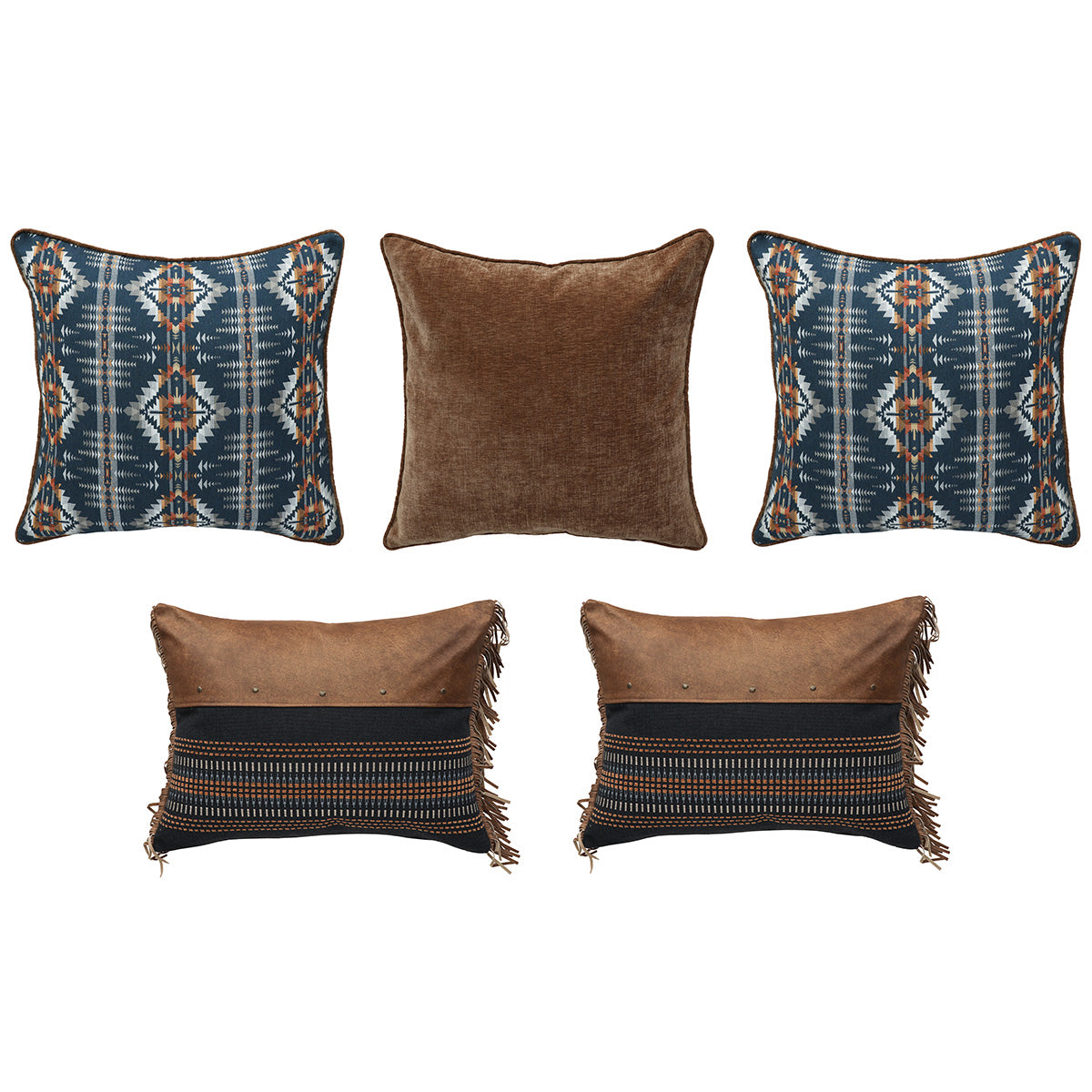 Moreno Midnight Coverlet Set - Queen