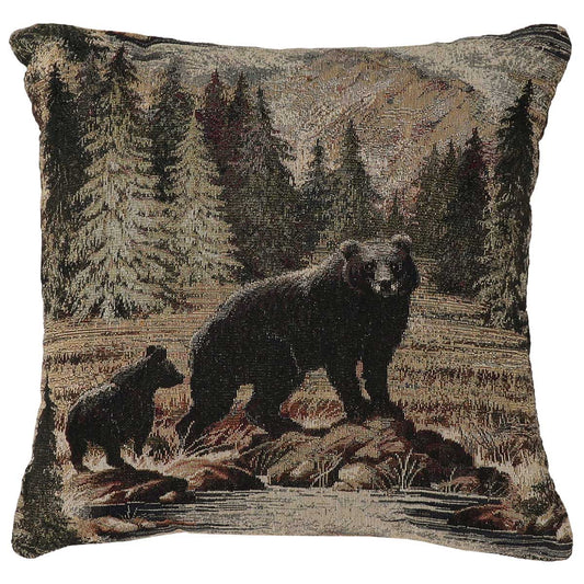 Hudson Earth Bears Pillow