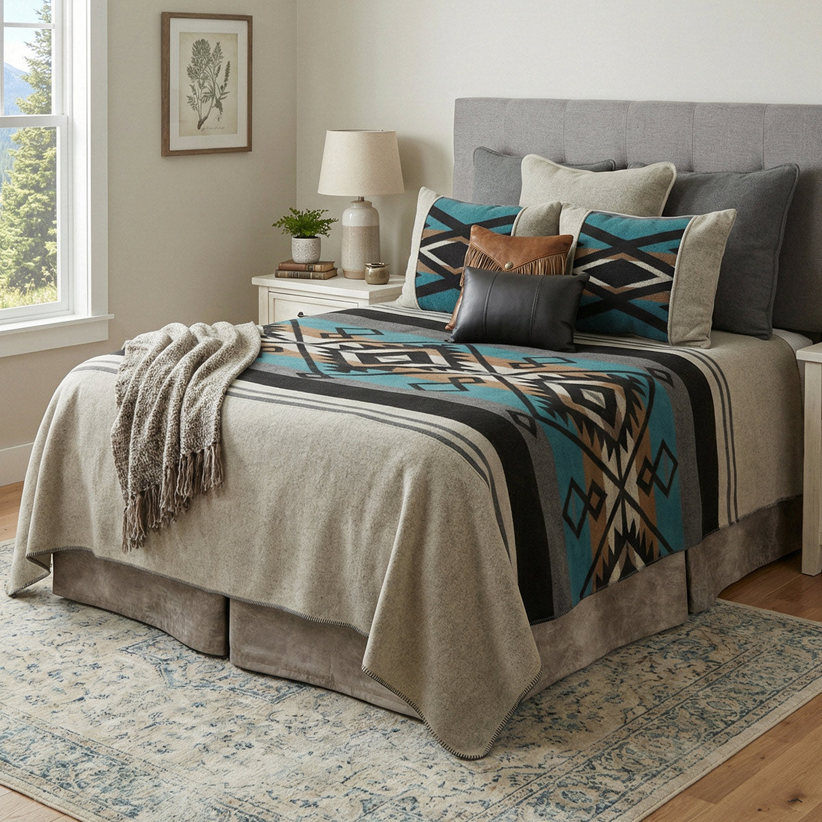 Paloma Lagoon Bedskirts
