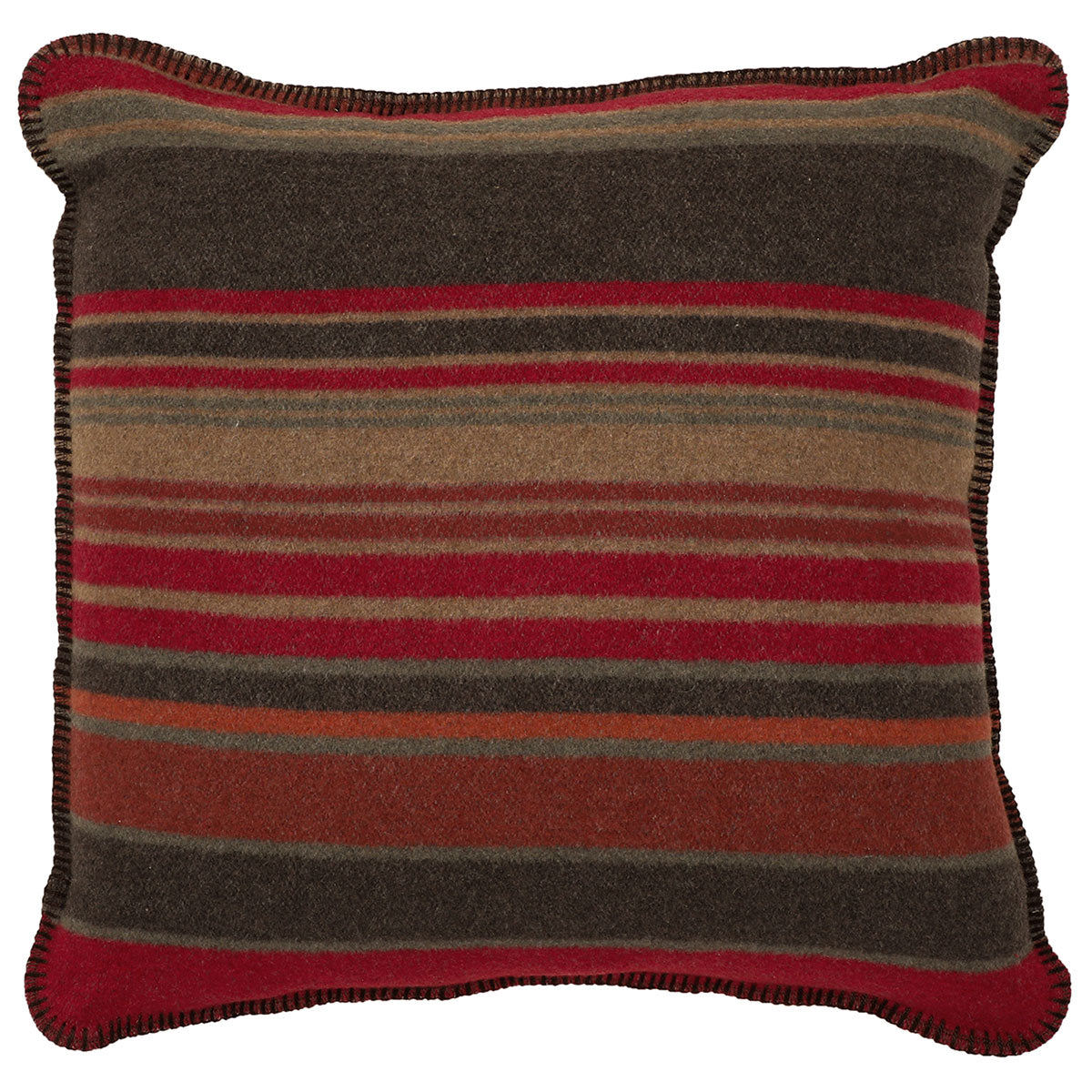 Hudson Garnet Square Pillow