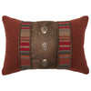 Hudson Garnet Rectangle Pillow