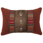 Hudson Garnet Rectangle Pillow
