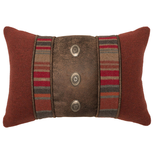 Hudson Garnet Rectangle Pillow