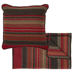 Hudson Garnet Bed Scarf & Pillow Set - King