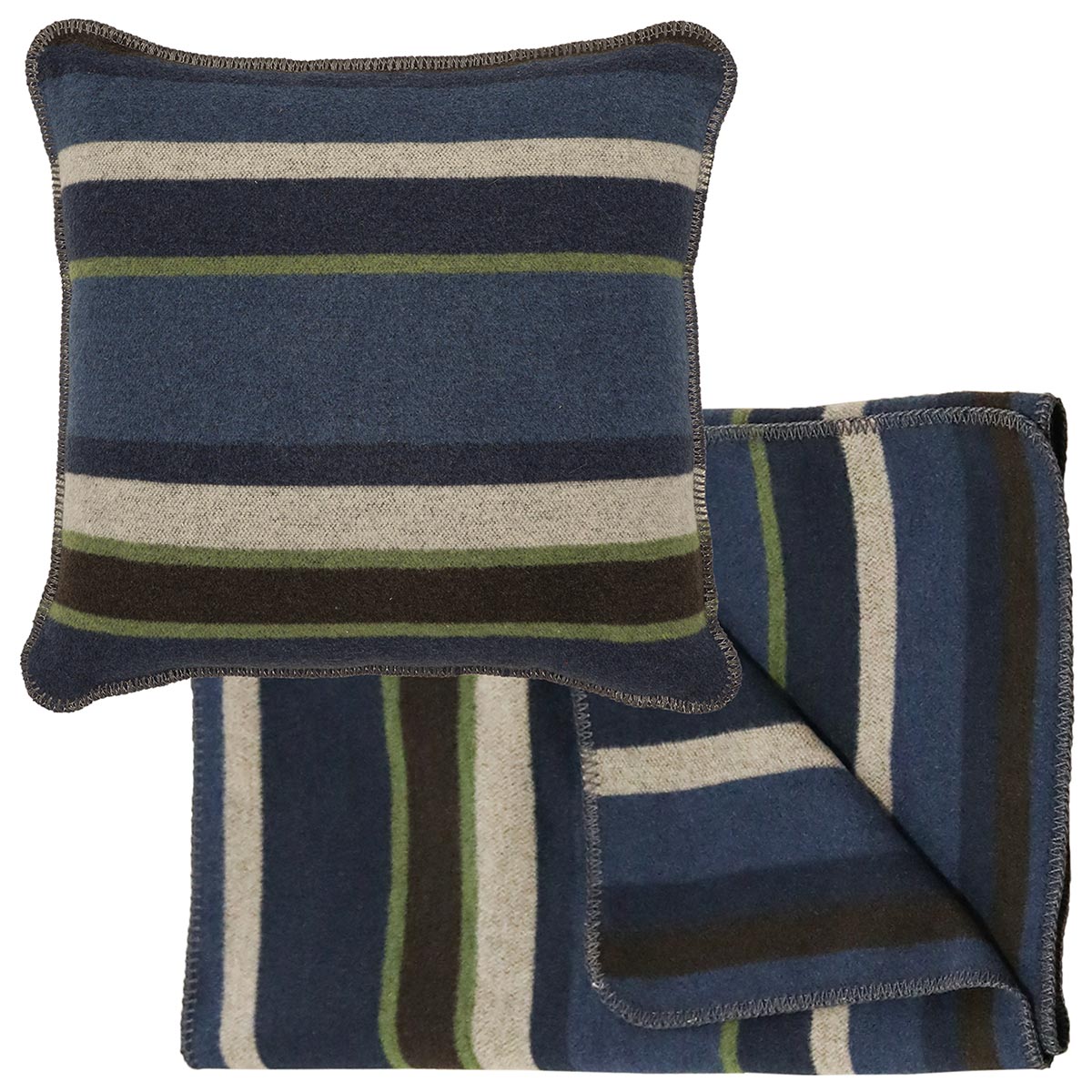 Lapis Valley Bed Scarf & Pillow Set - Queen