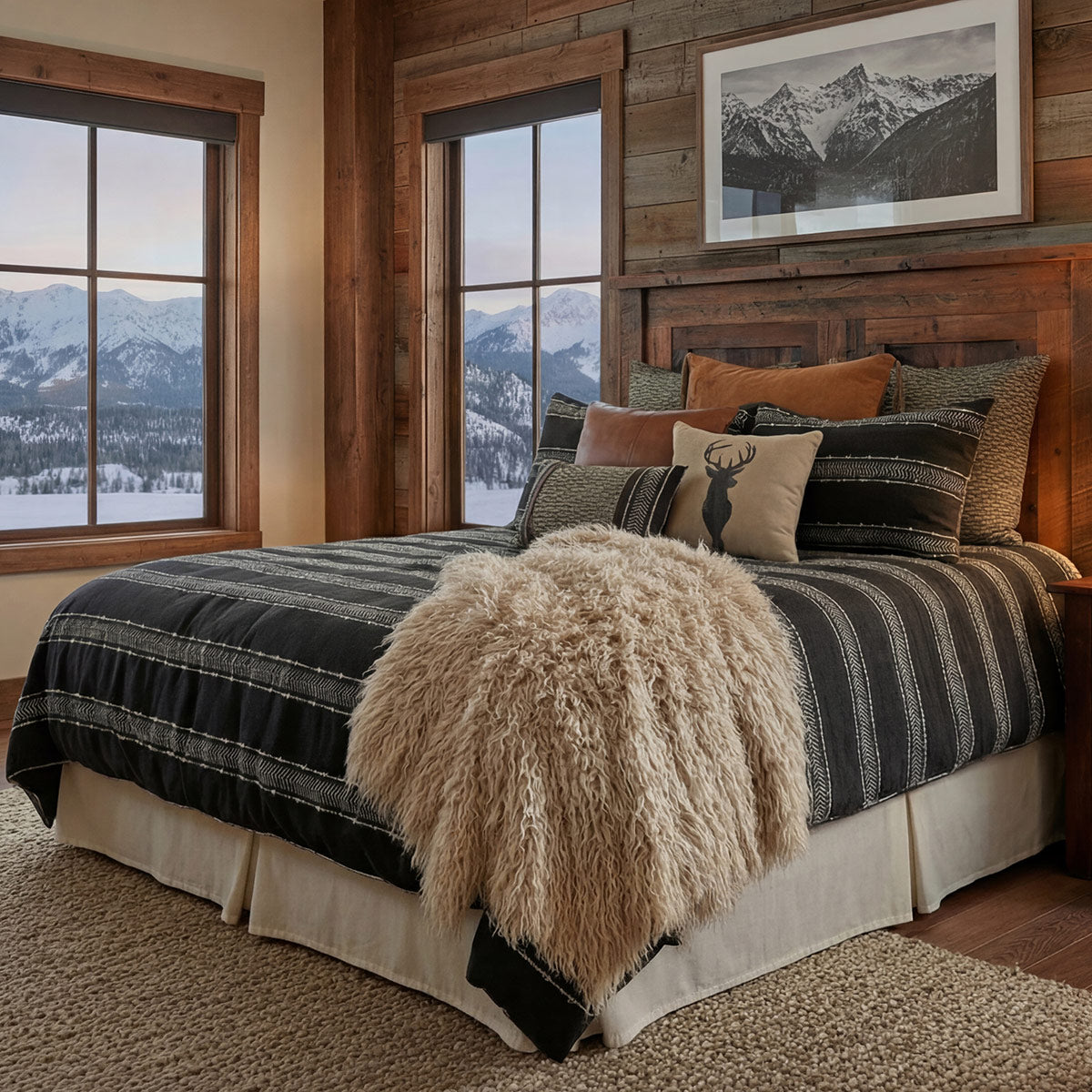 Summit Trail Onyx Bedskirts