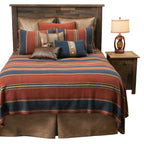 Settler Leather Rectangle Pillow with Leather Back