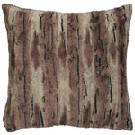 Pewter Fox Faux Fur Euro Sham