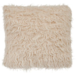 Mongolian Faux Fur Square Pillow