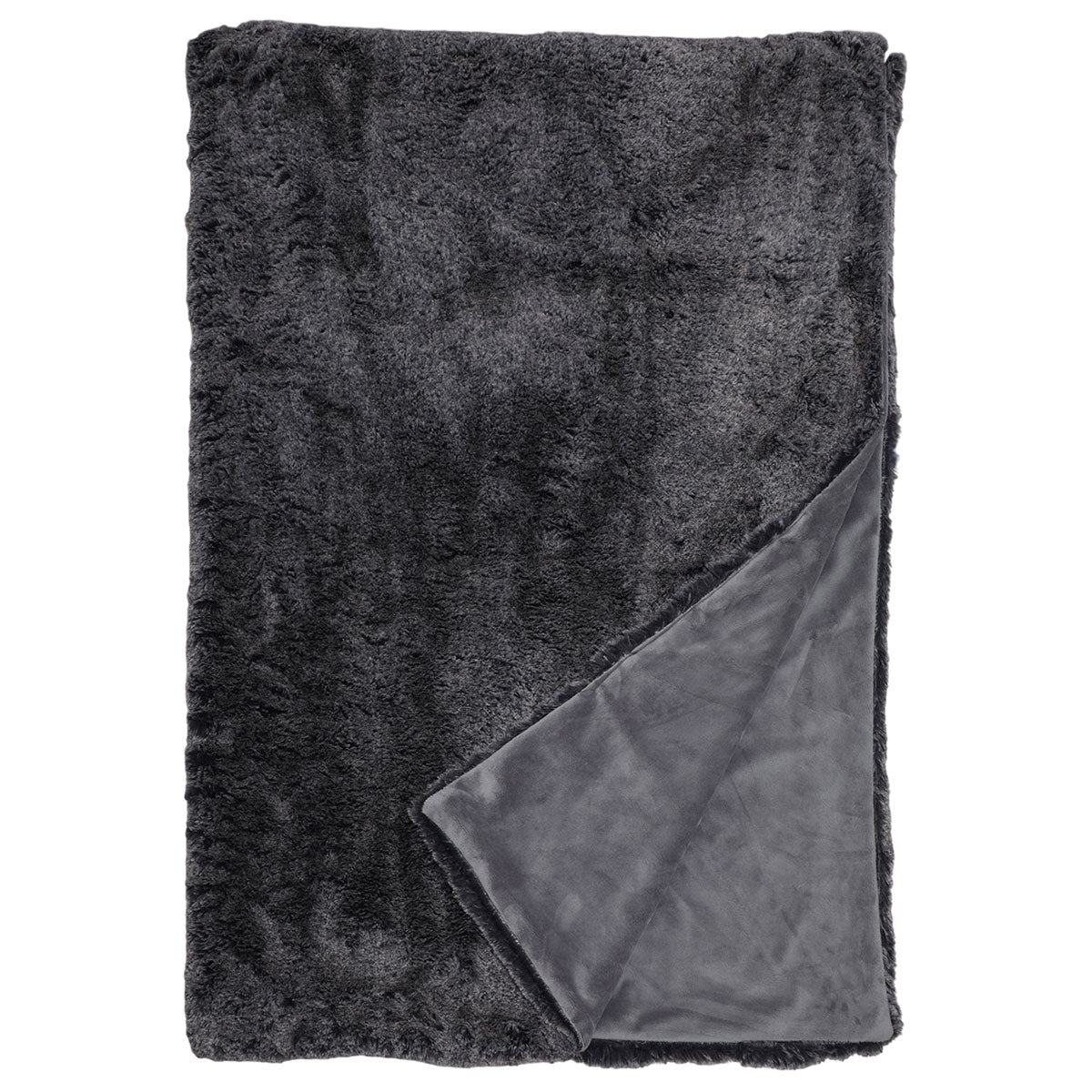 Gray Bunny Throw
