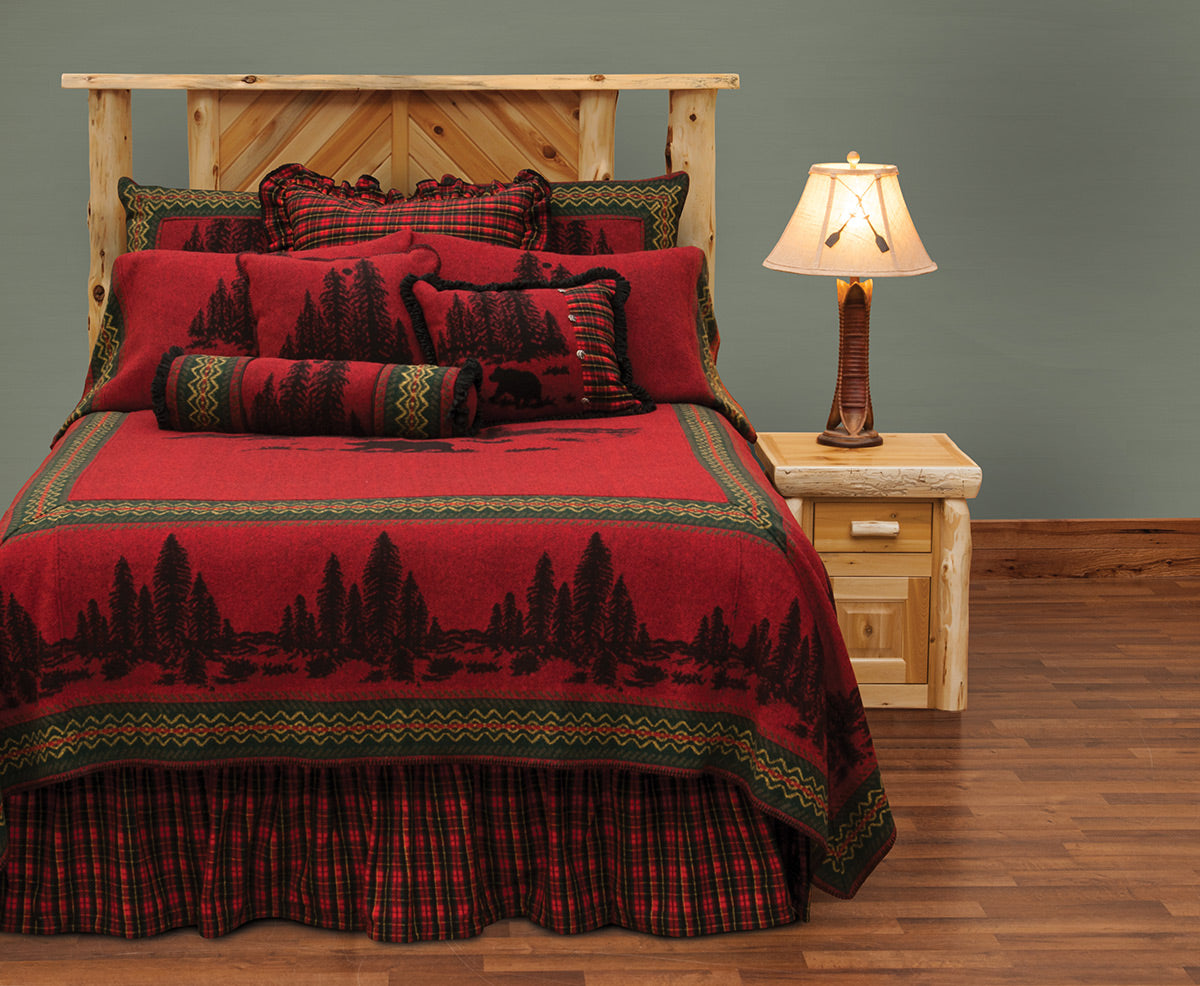 Wooded River Bear 5 Value Bed Set - Queen