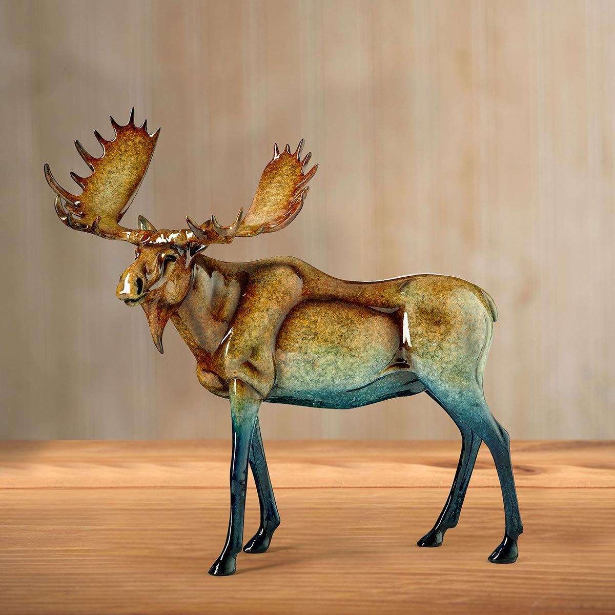 Walking Moose Sculpture