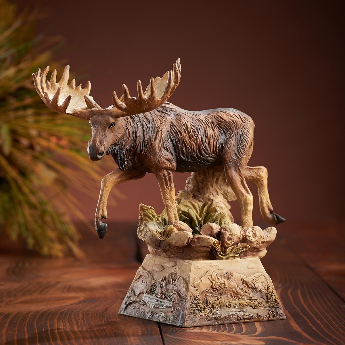 Traveling Moose Sculpture