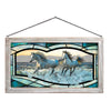 Horse Love Stained Glass Art
