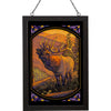 Golden Elk Stained Glass Art