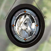 White Horse Stained Glass Art